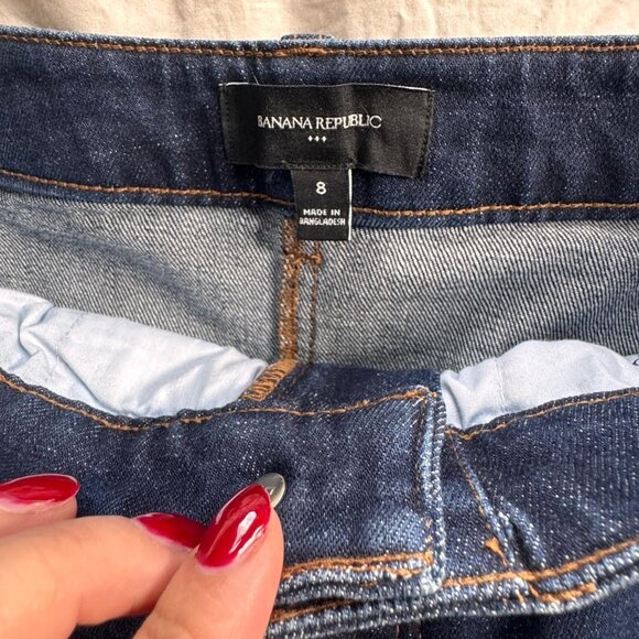 Banana Republic Dark Denim Skirt - Picture 5 of 8